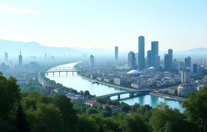 Zurich cityscape representing local presence