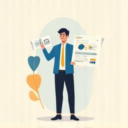 Person reviewing a personalized career plan